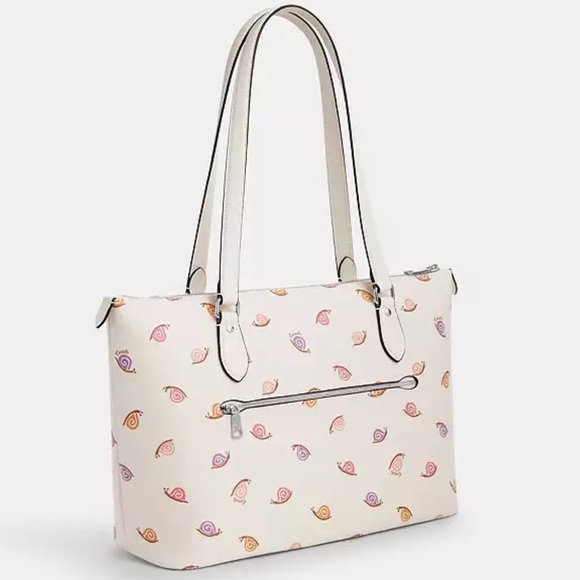 Coach Gallery Tote Bag With Snail Print - Picture 2 of 9